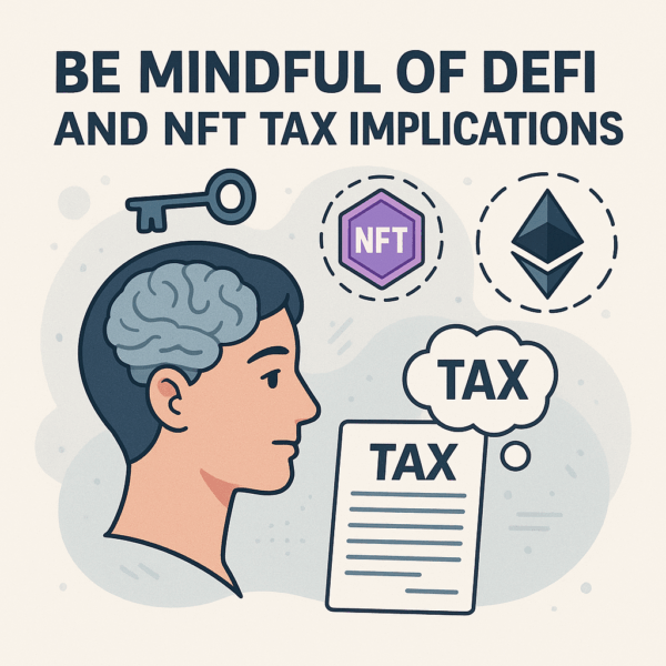 Be Mindful of DeFi and NFT Tax Implications 🧠