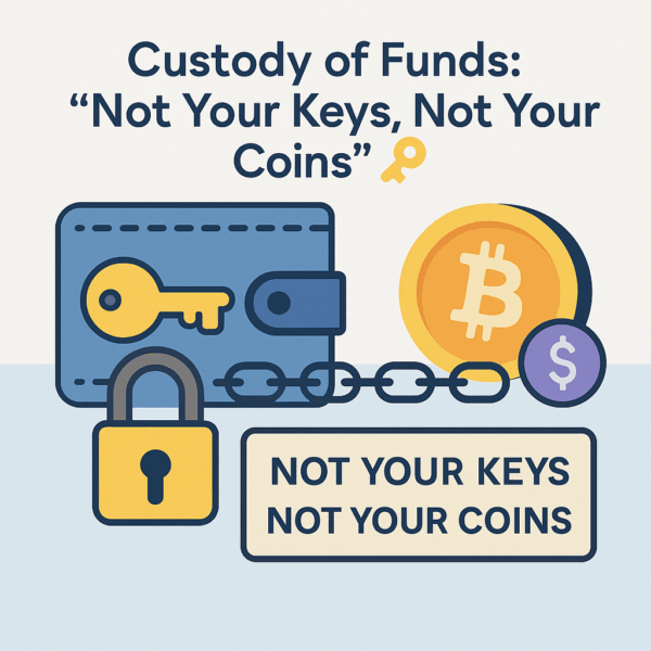 Custody of Funds: "Not Your Keys, Not Your Coins" 🔑