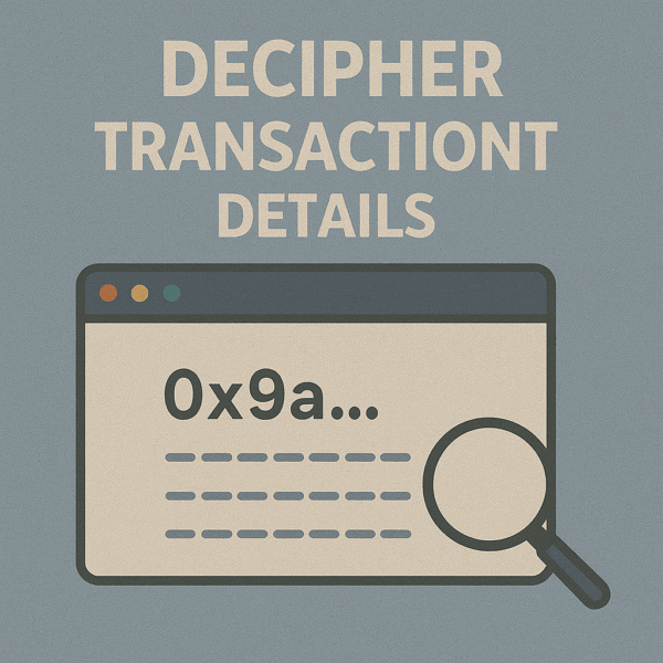 Decipher Transaction Details (TxHash) 📑