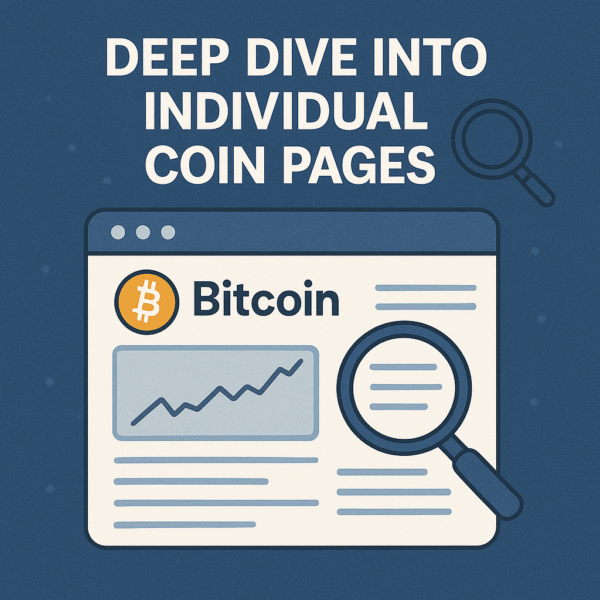 Deep Dive into Individual Coin Pages 🔍