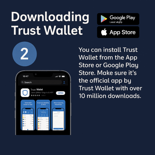 Downloading Trust Wallet