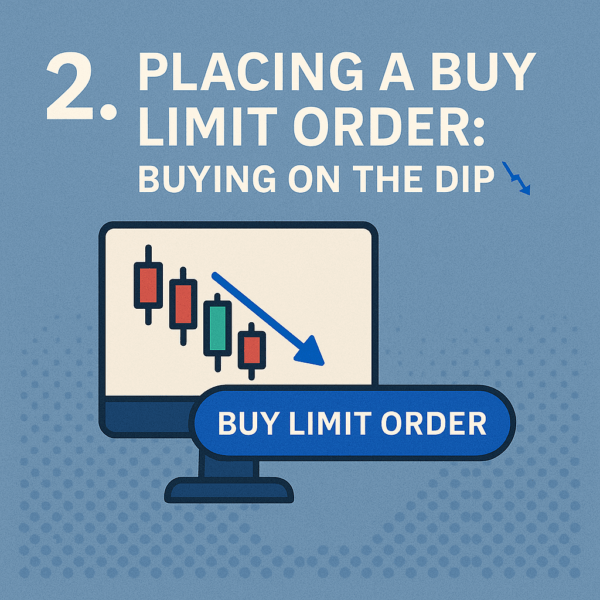 Placing a Buy Limit Order: Buying on the Dip 📉