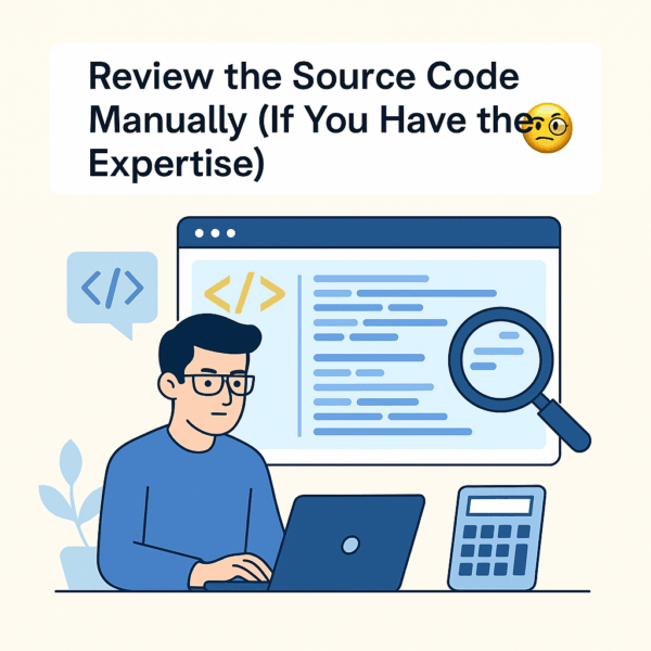 Review the Source Code Manually (If You Have the Expertise) 🧐