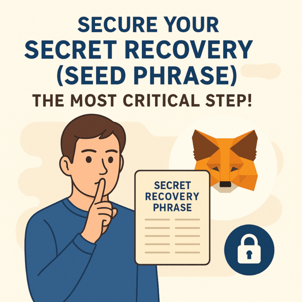 Secure Your Secret Recovery Phrase (Seed Phrase) - THE MOST CRITICAL STEP! 🤫📝