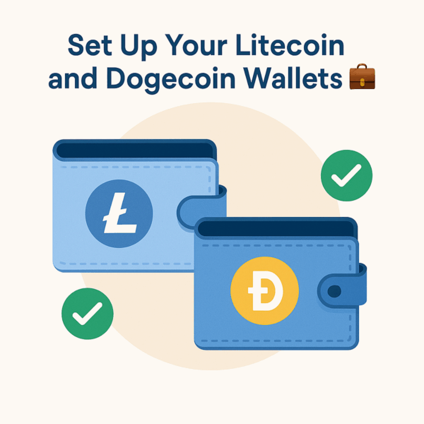 Set Up Your Litecoin and Dogecoin Wallets 💼