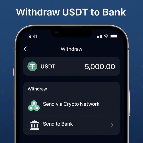 USDT wallet balance and withdrawal options