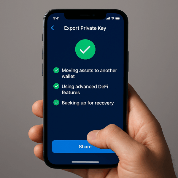 When to Export Your Private Key